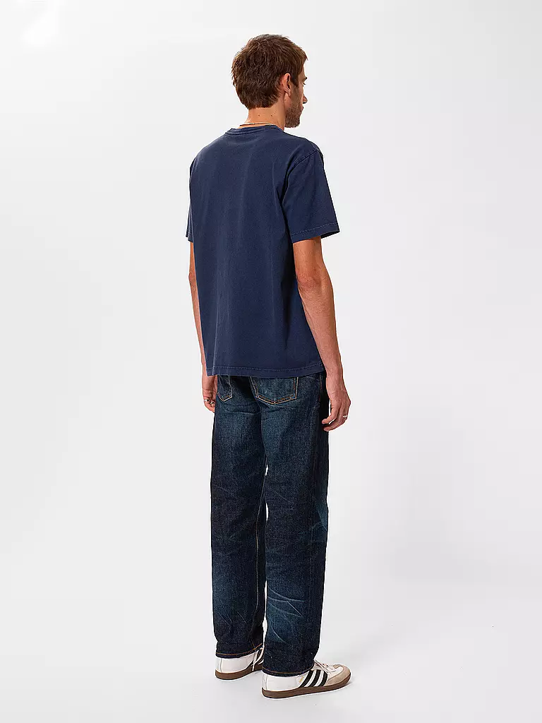 NUDIE JEANS | T-Shirt UNO EVERYDAY TEE | blau