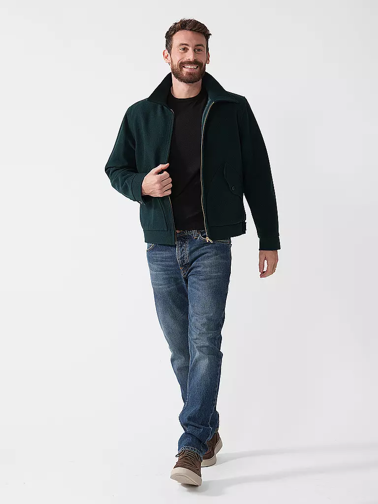 NUDIE JEANS | Wolljacke BLAKE  | dunkelgrün