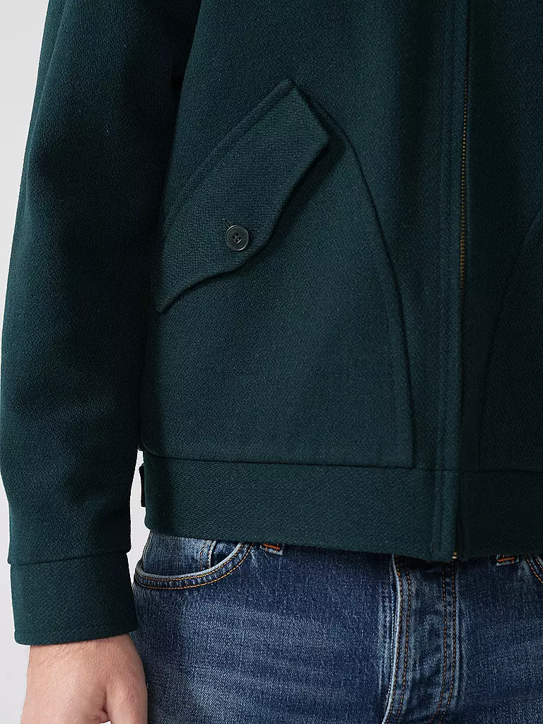 NUDIE JEANS | Wolljacke BLAKE  | dunkelgrün