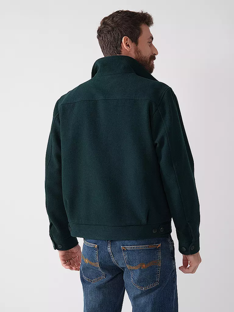 NUDIE JEANS | Wolljacke BLAKE  | dunkelgrün