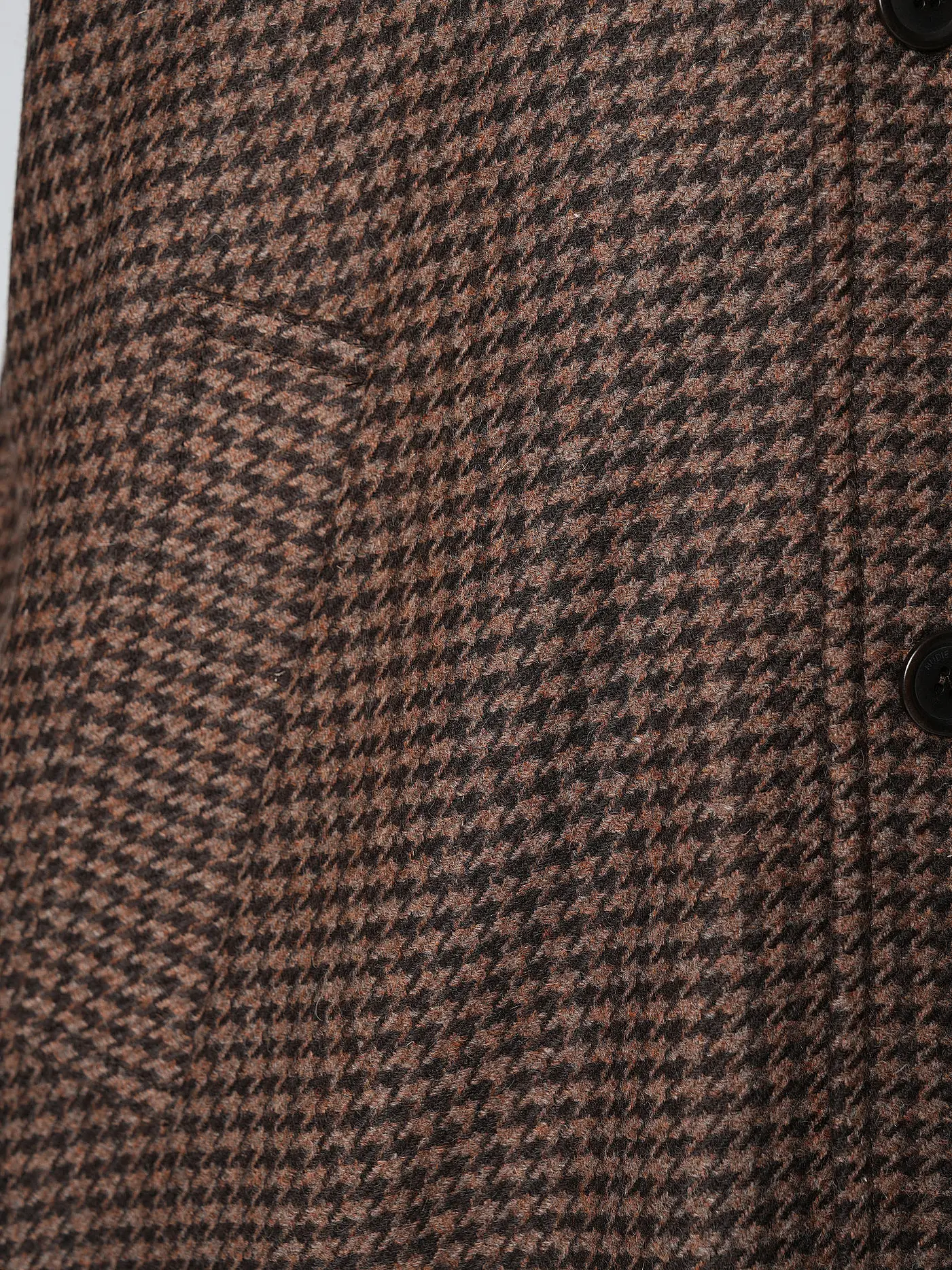NUDIE JEANS | Wollmantel WILL  | braun