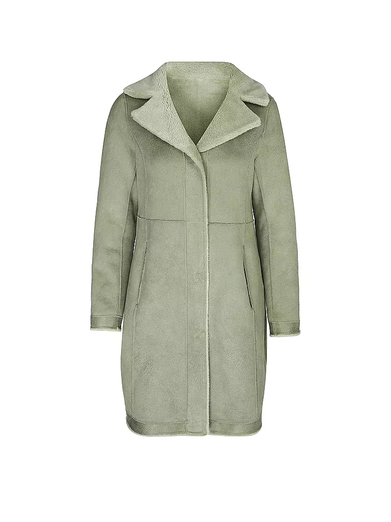 OAKWOOD | Wendejacke in Felloptik LILLY  | hellgrün