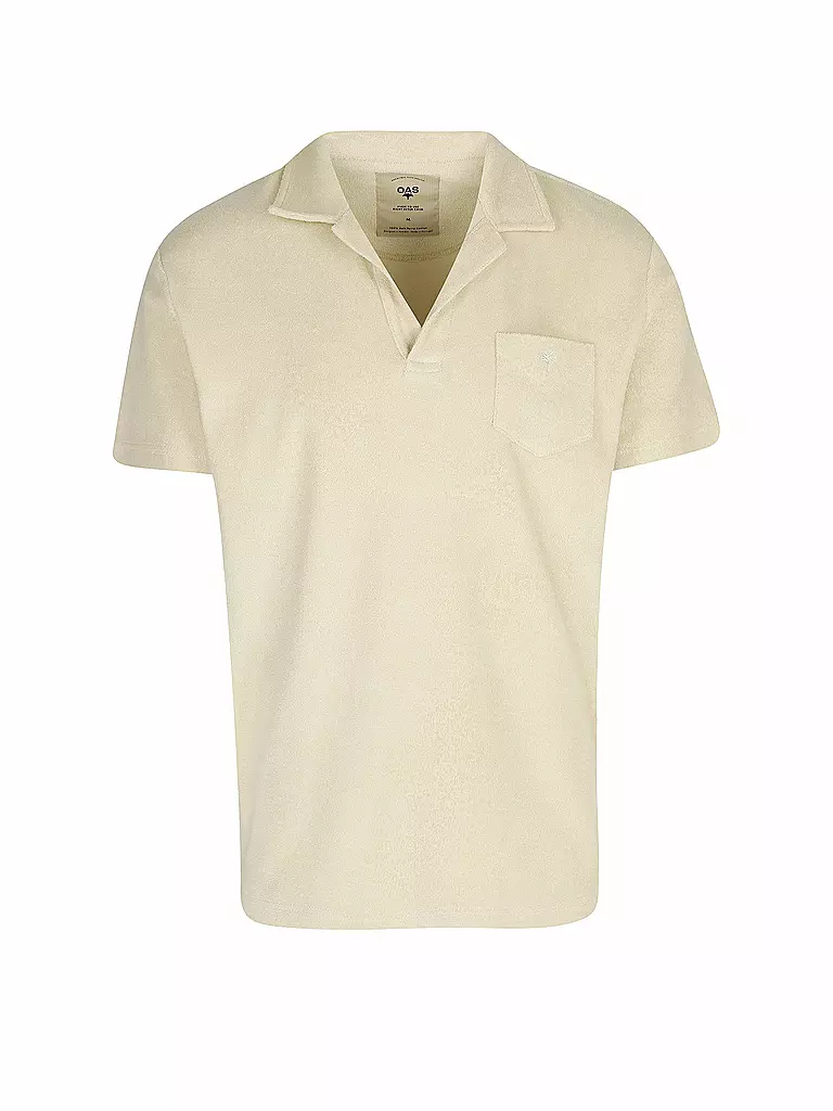 OAS | Frottee Poloshirt | beige