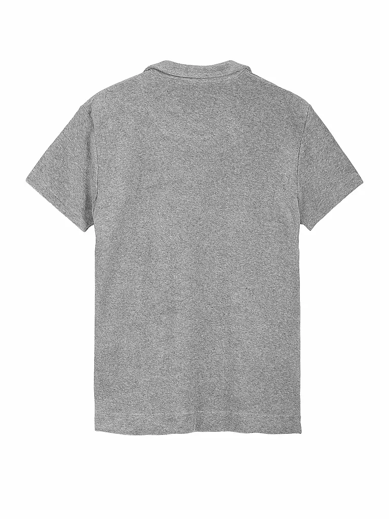 OAS | Frottee Poloshirt | grau