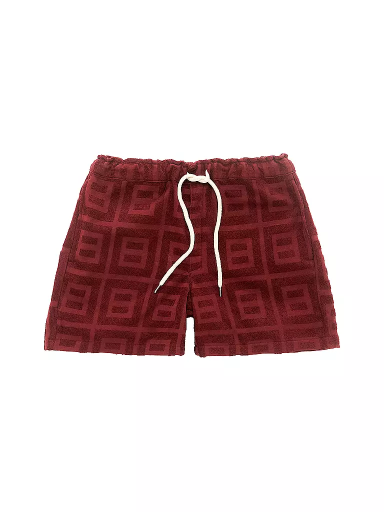 OAS | Frottee Shorts | rot