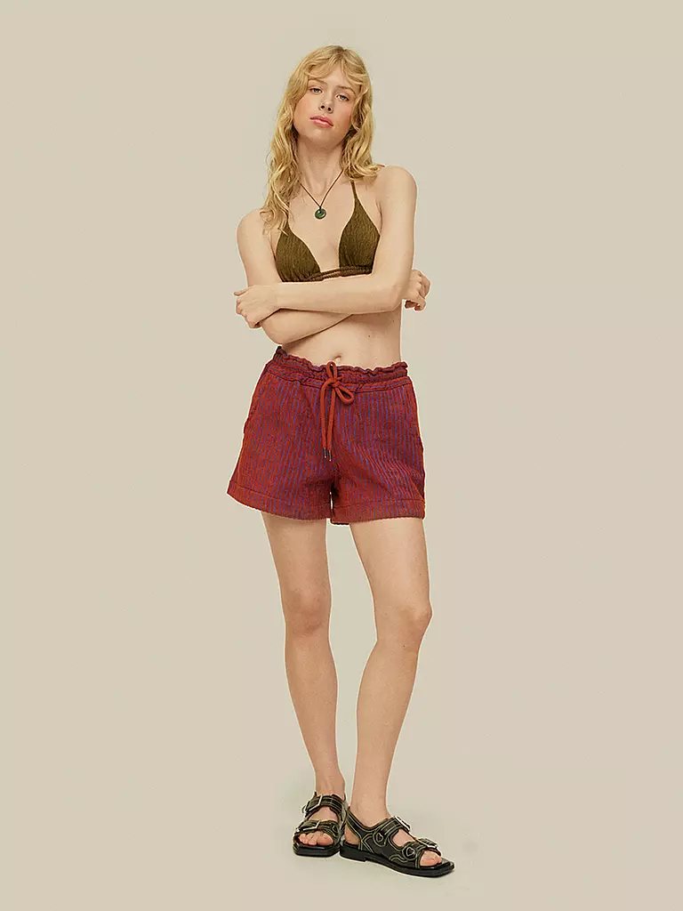 OAS | Shorts DRIZZLE TERRY  | rot