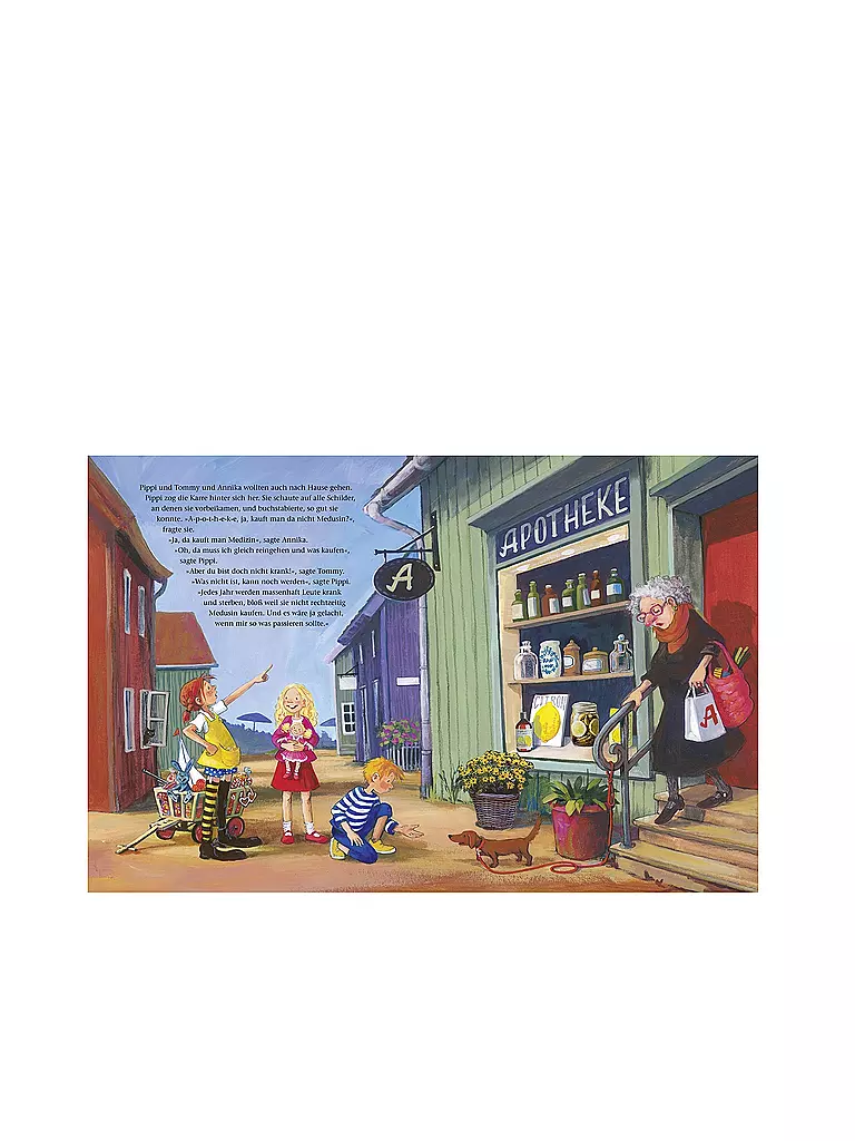 OETINGER VERLAG | Buch - Pippi Langstrumpf geht einkaufen, Astrid Lindgren | keine Farbe