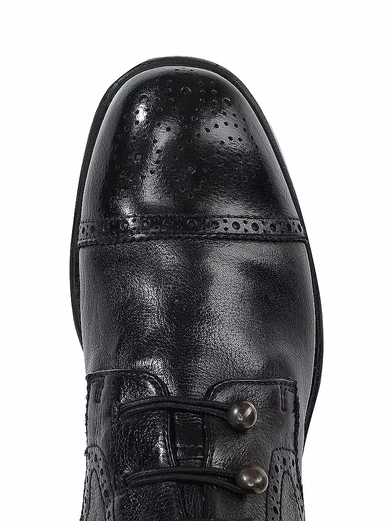 OFFICINE CREATIVE | Lederstiefelette Calixte  | schwarz