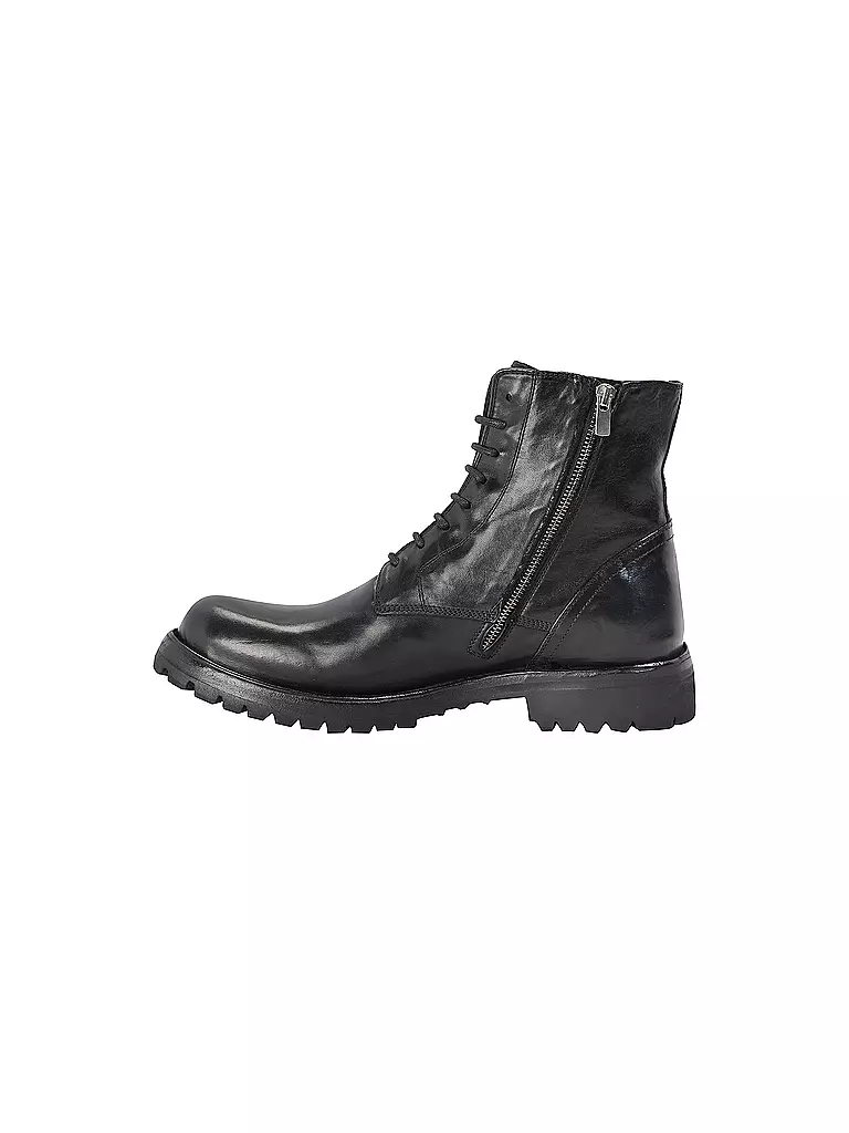 OFFICINE CREATIVE | Schnürboots ICONIK | schwarz