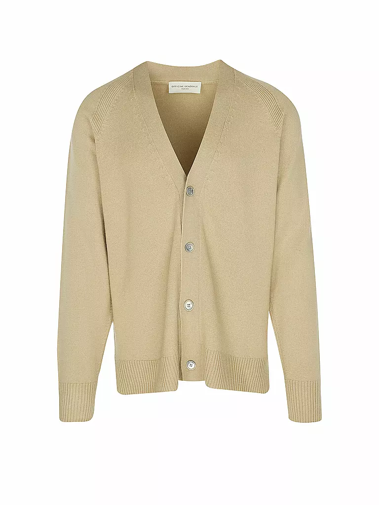 OFFICINE GENERALE | Cardigan MILOS | camel