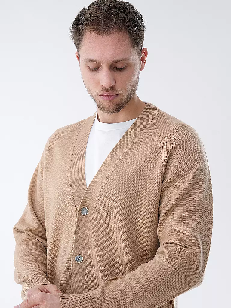 OFFICINE GENERALE | Cardigan MILOS | camel