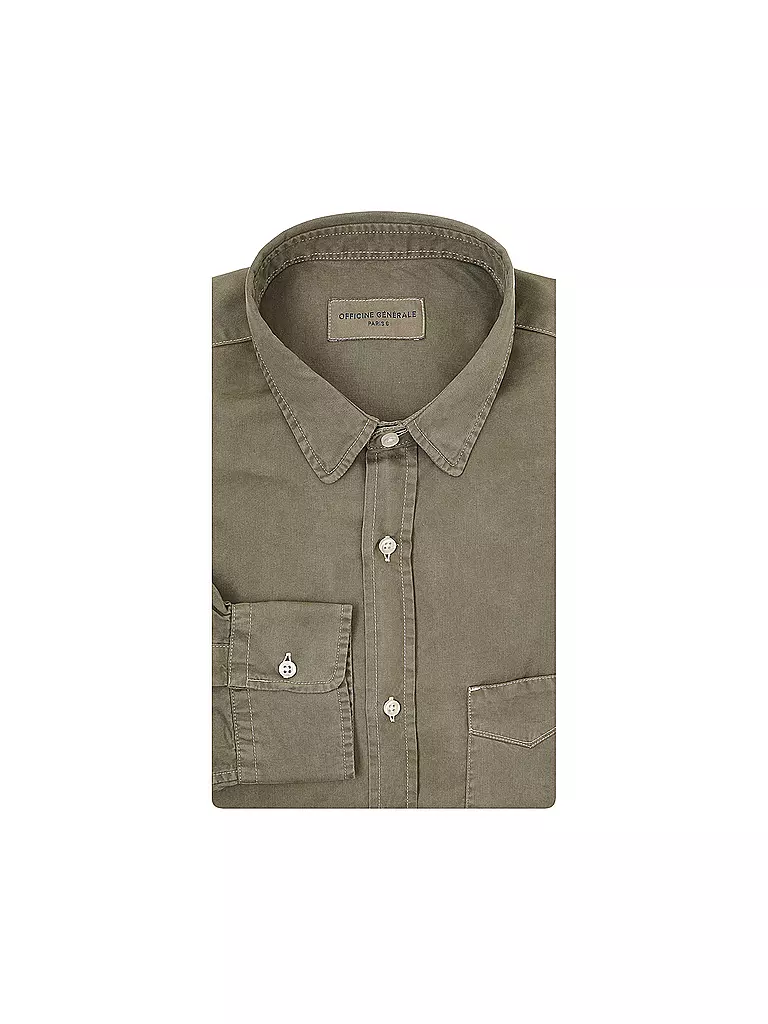 OFFICINE GENERALE | Hemd LIPP | olive