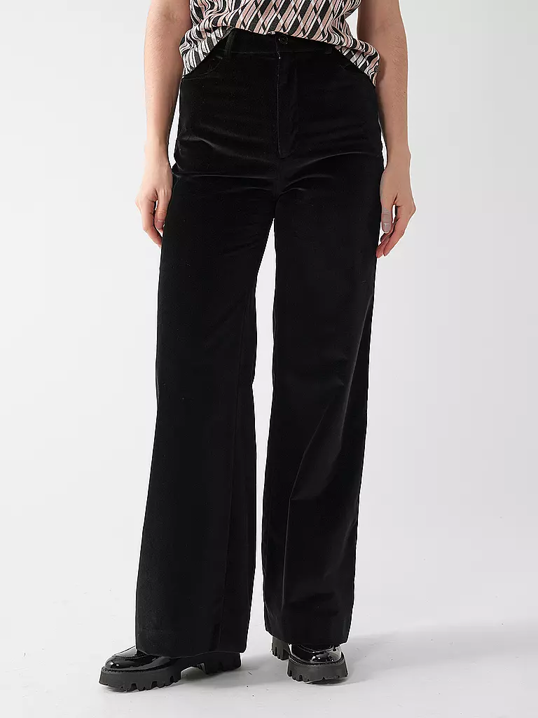 OFFICINE GENERALE | Hose ROMY VELVET | schwarz