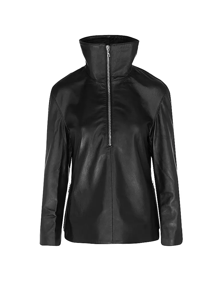 OFFICINE GENERALE | Lederjacke ALEXA  | schwarz