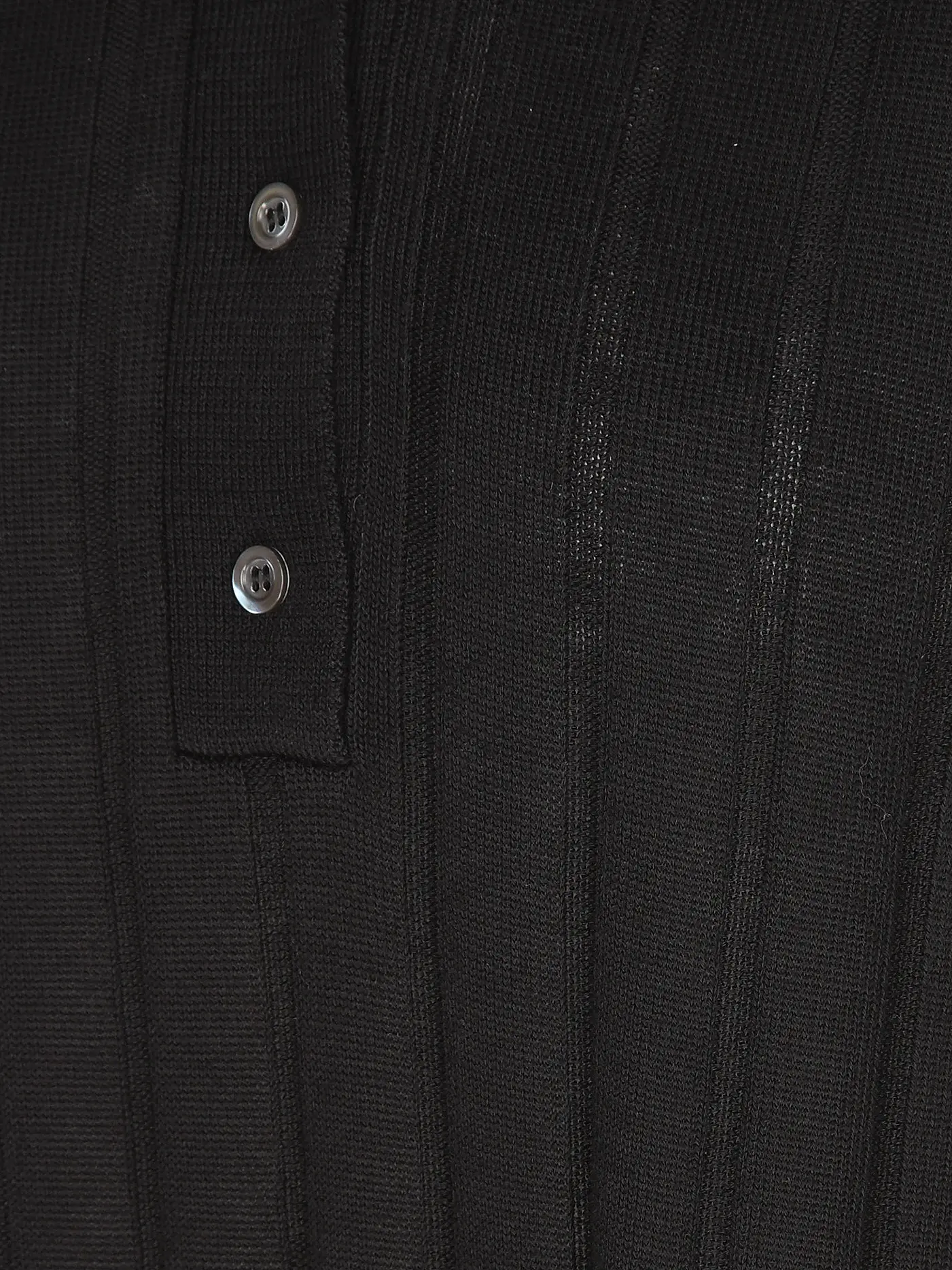 OFFICINE GENERALE | Poloshirt 3/4 Arm | schwarz