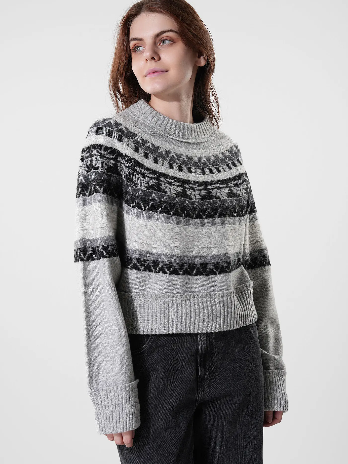 OFFICINE GENERALE | Pullover MANOLA | grau