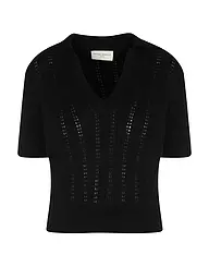 OFFICINE GENERALE | Strickpoloshirt | schwarz