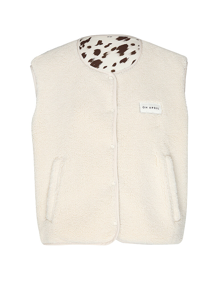 OH APRIL Wende Gilet MAGNOLIA creme | XL