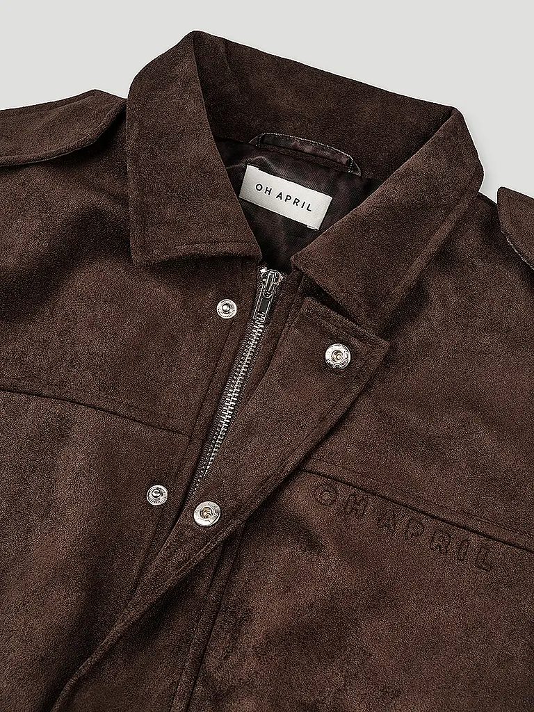 OH APRIL | Jacke in Lederoptik KATIE VEGAN | Braun