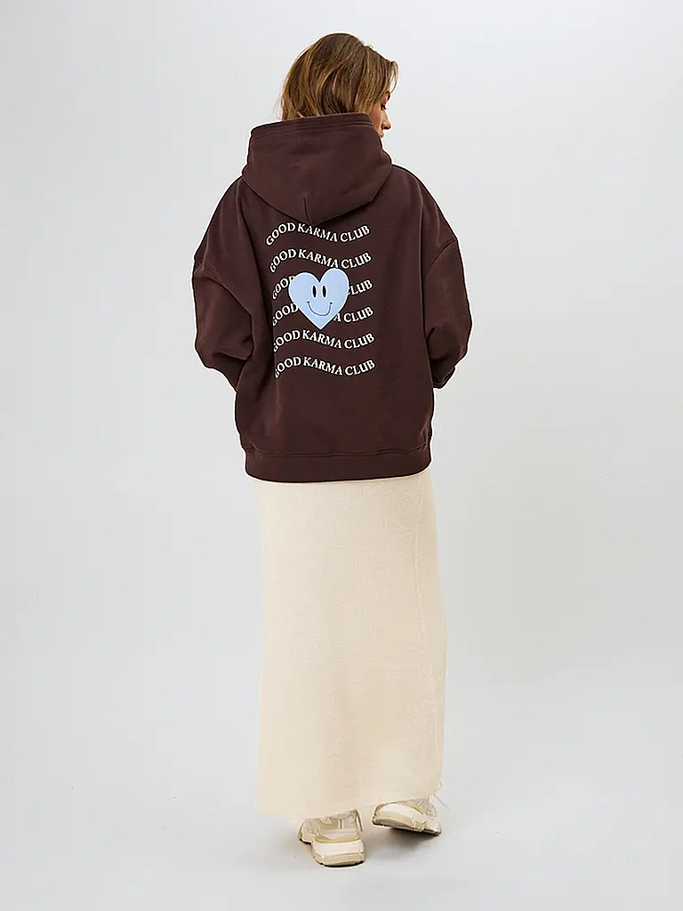 OH APRIL | Kapuzensweater - Hoodie GOOD KARMA WAVE | Braun