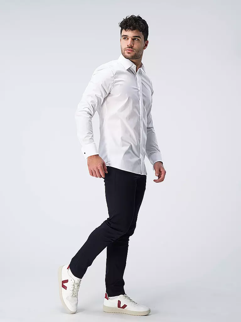 OLYMP LEVEL FIVE | Business Hemd Slim Fit | weiss