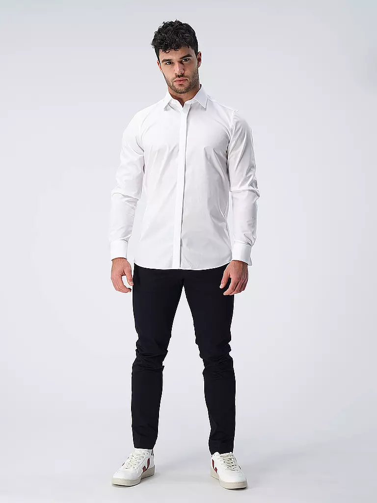 OLYMP LEVEL FIVE | Business Hemd Slim Fit | weiss