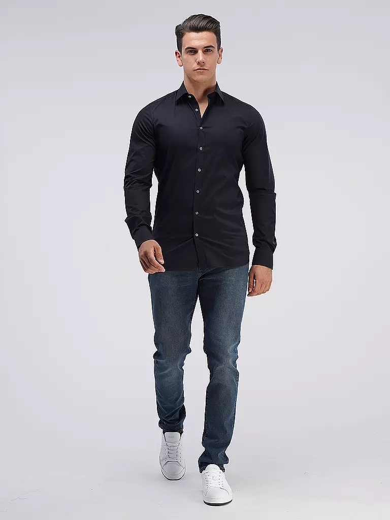OLYMP LEVEL FIVE | Hemd Body Fit ( extra lange Ärmel ) | hellblau