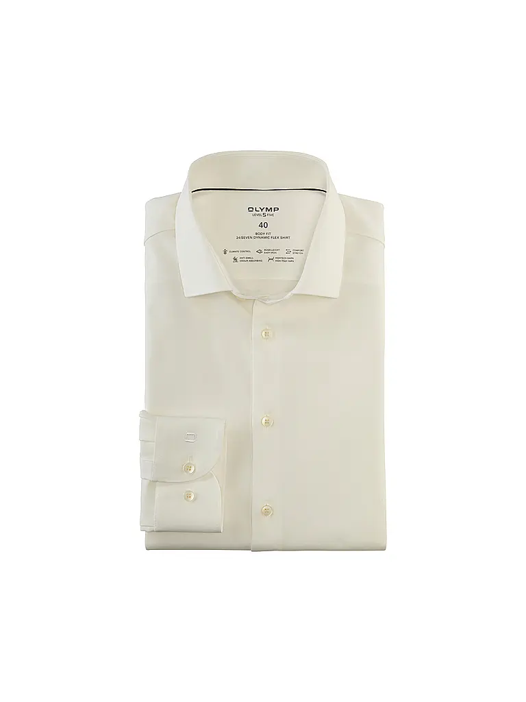 OLYMP LEVEL FIVE | Hemd Body Fit  | beige