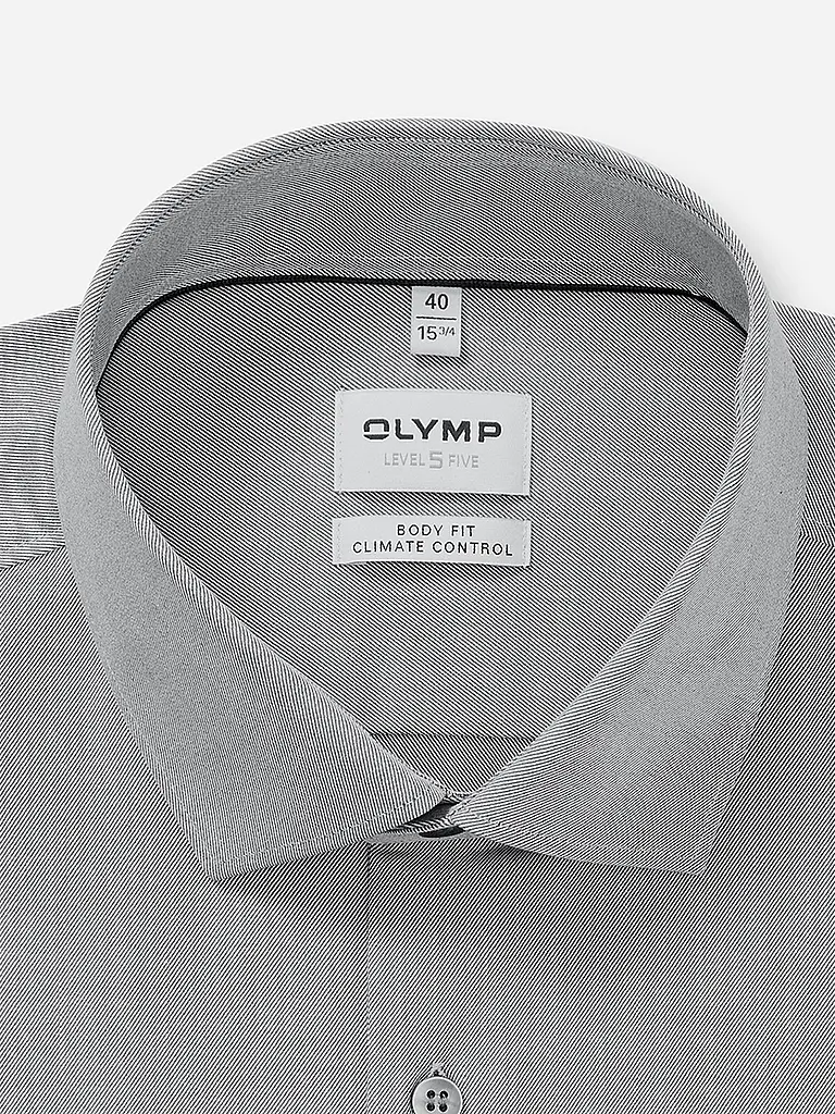OLYMP LEVEL FIVE | Hemd Body Fit  | grau