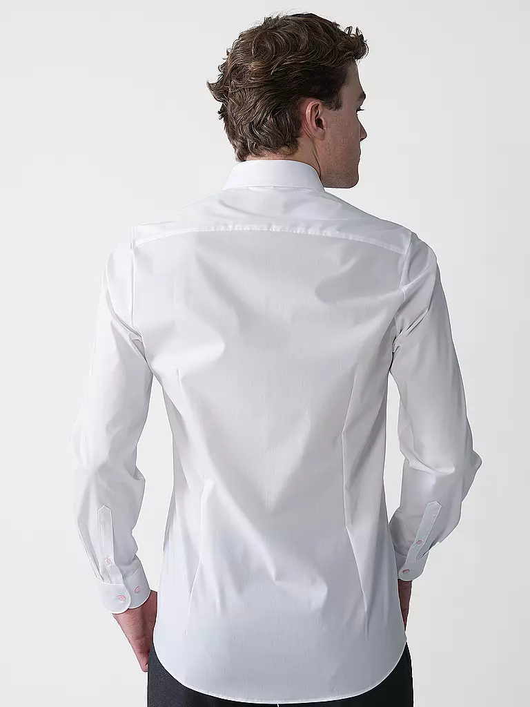 OLYMP LEVEL FIVE | Hemd Body Fit  | weiss