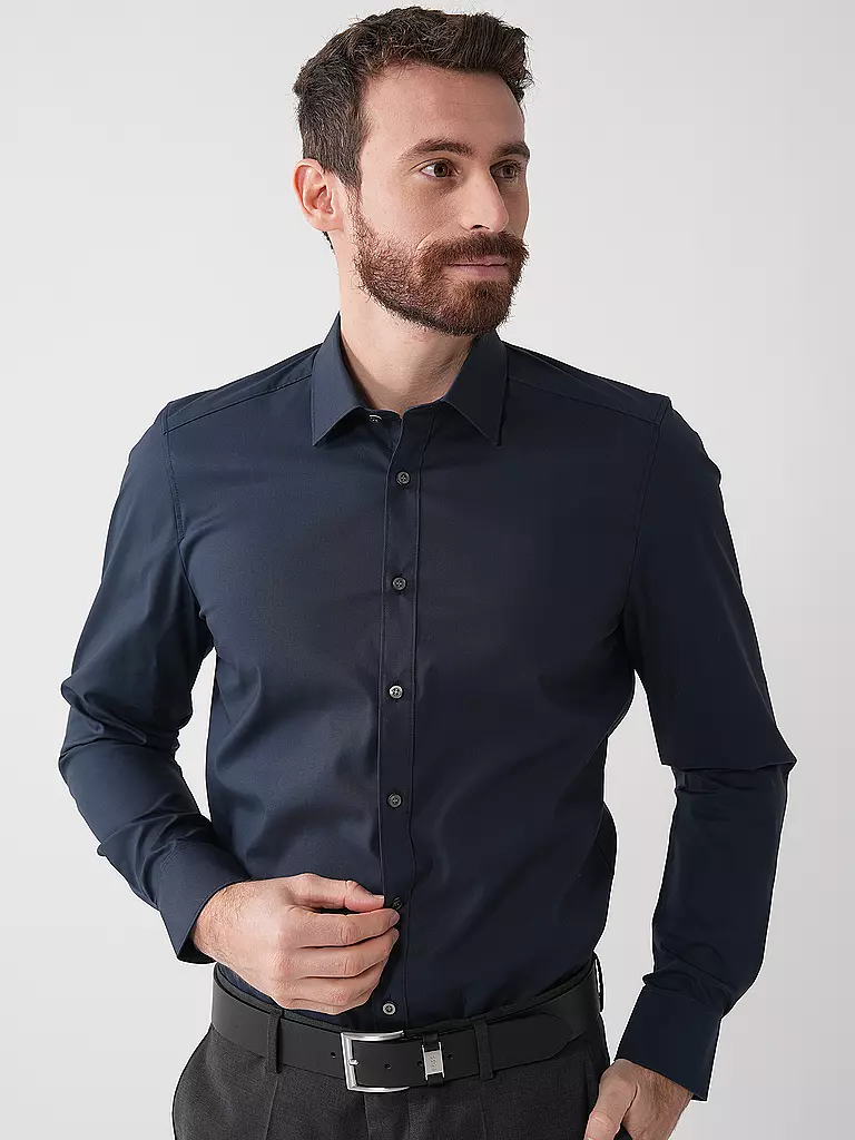OLYMP LEVEL FIVE | Hemd Body Fit | schwarz