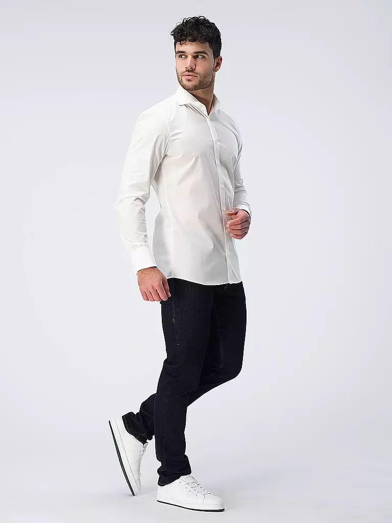 OLYMP LEVEL FIVE | Hemd Body Fit | weiss