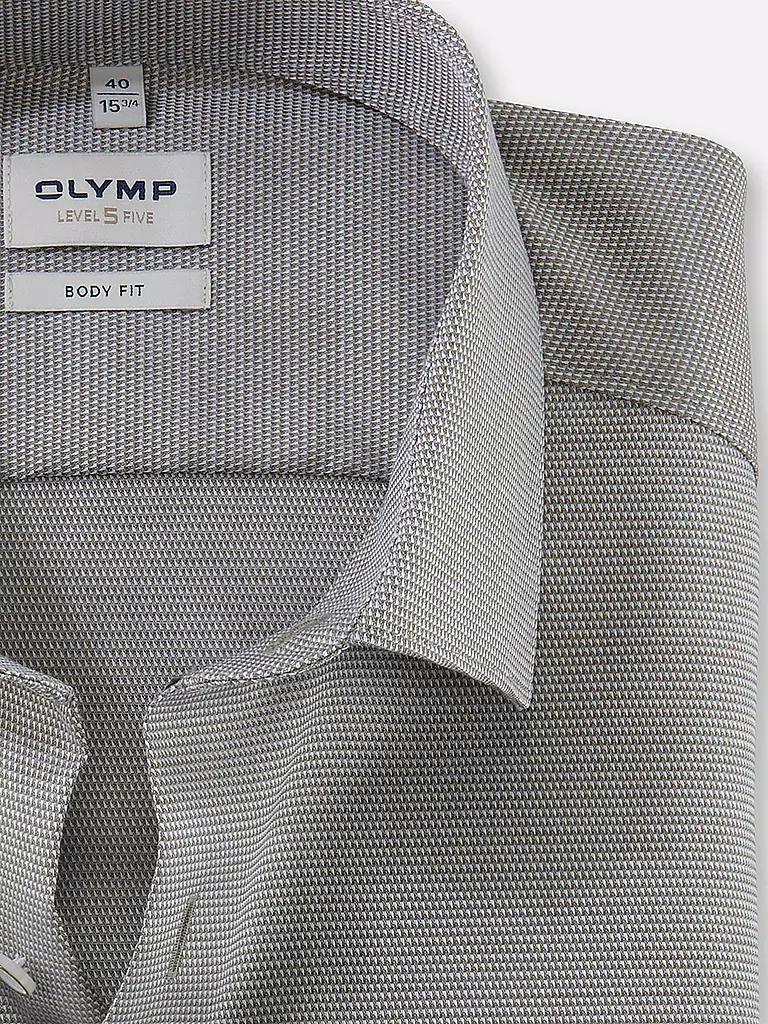 OLYMP LEVEL FIVE | Hemd Body Fit | olive