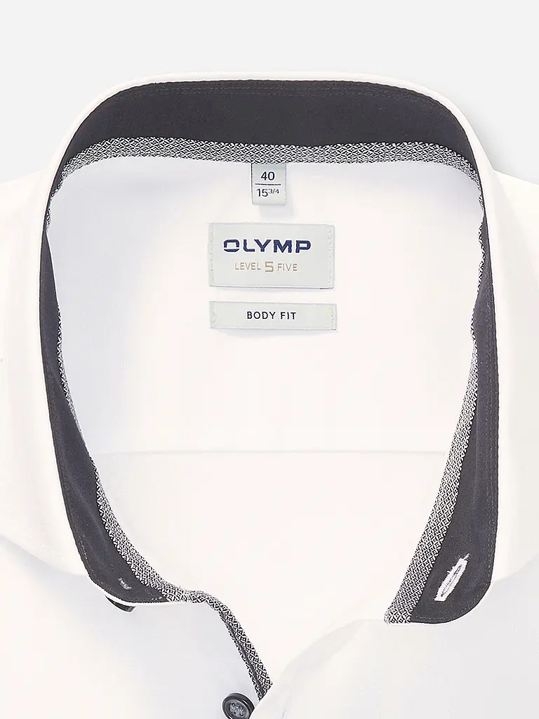OLYMP LEVEL FIVE | Hemd Body Fit | Weiss