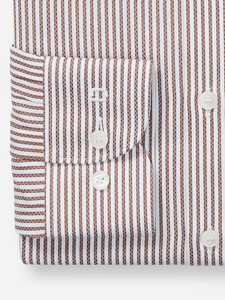 OLYMP LEVEL FIVE | Hemd Slim Fit  | Hellbraun