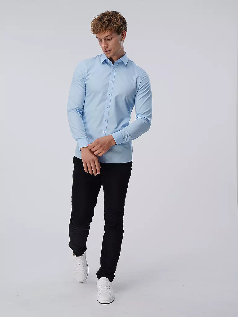 OLYMP NO.6 | Business Hemd Super Slim | schwarz