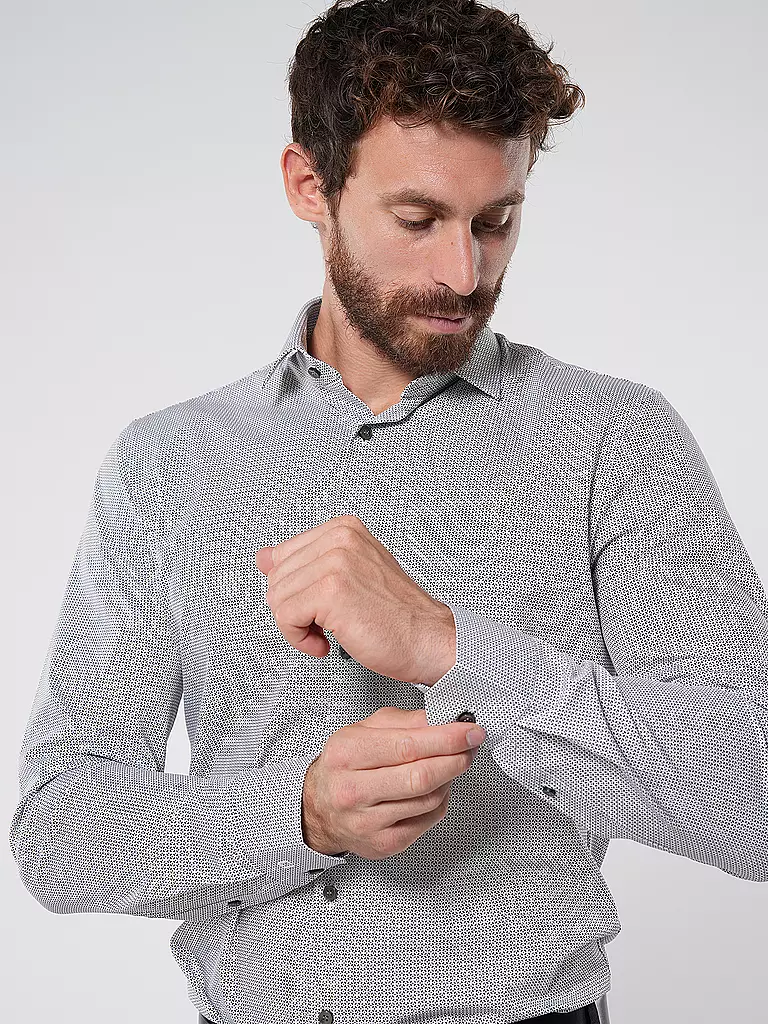 OLYMP NO.6 | Hemd  Super Slim | dunkelblau