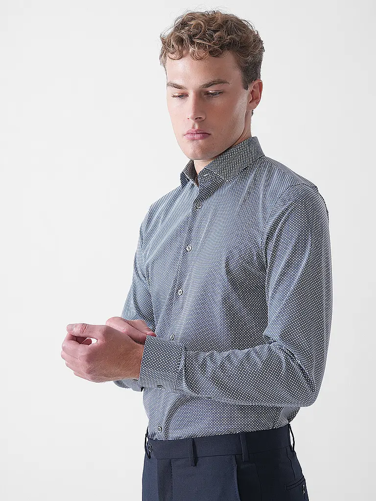 OLYMP NO.6 | Hemd Slim Fit  | hellgrün