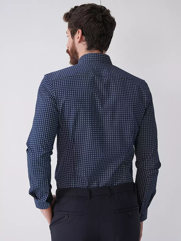 OLYMP NO.6 | Hemd Slim Fit  | dunkelblau