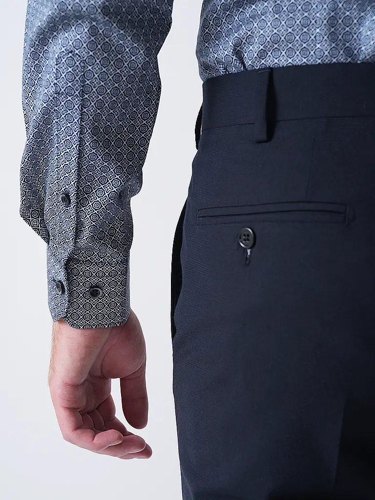 OLYMP NO.6 | Hemd Slim Fit  | dunkelblau