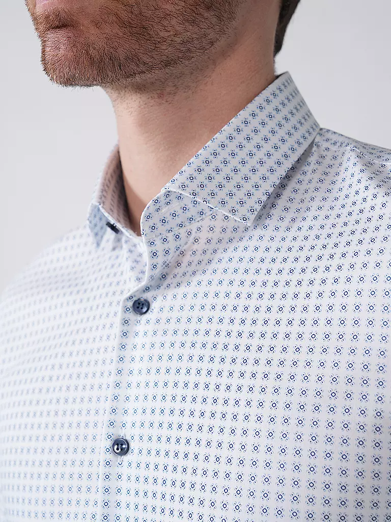 OLYMP NO.6 | Hemd Slim Fit | dunkelblau