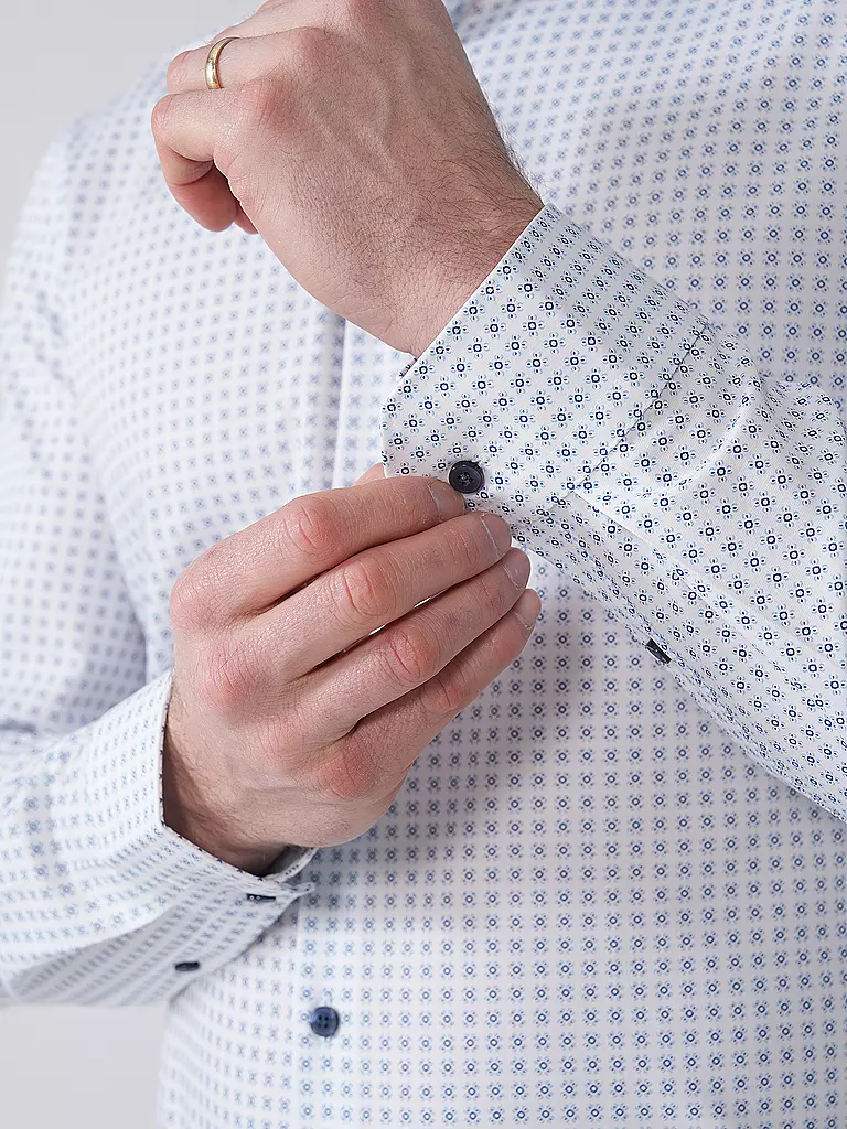 OLYMP NO.6 | Hemd Slim Fit | dunkelblau