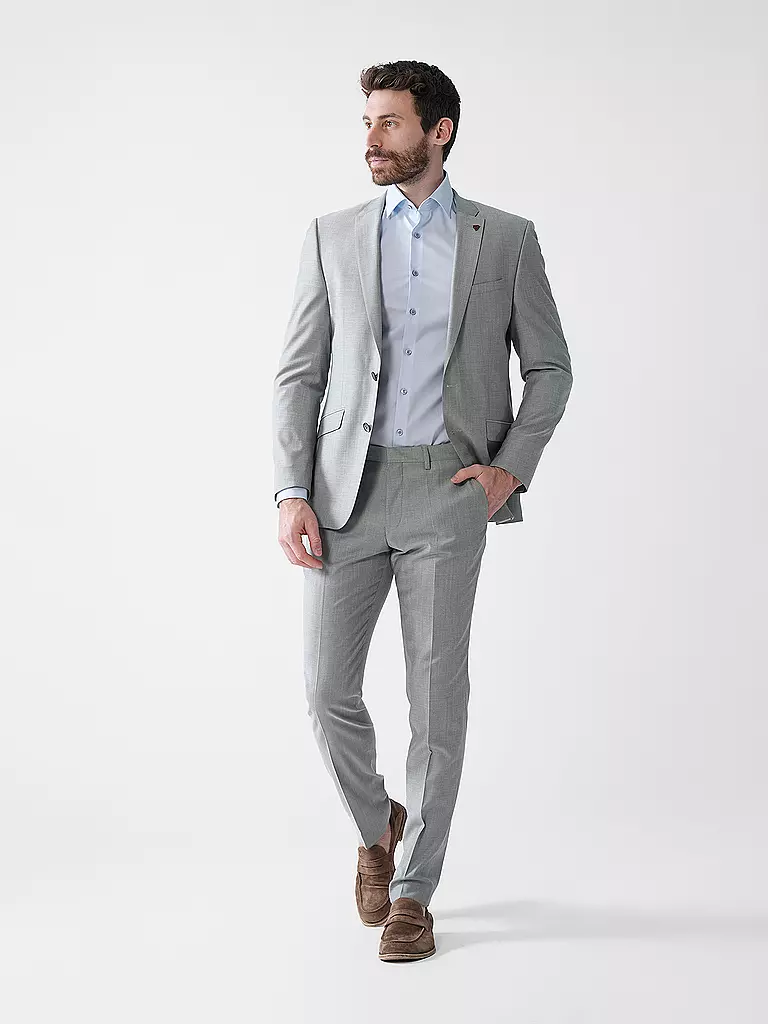 OLYMP NO.6 | Hemd Super Slim Fit  | hellblau