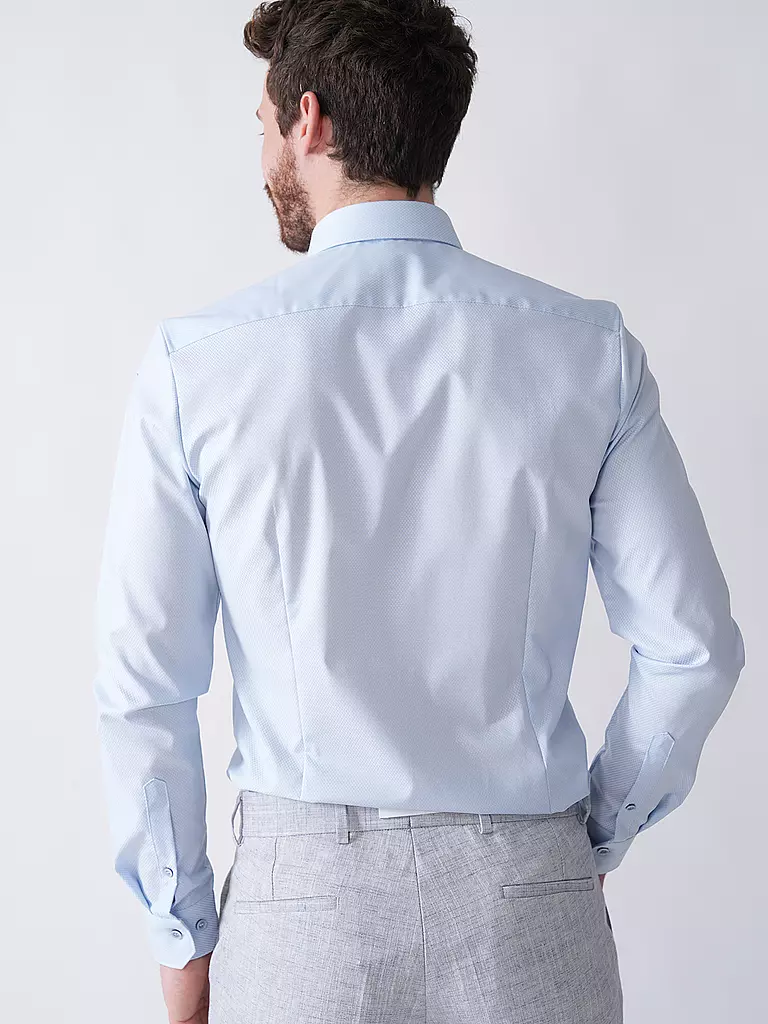 OLYMP NO.6 | Hemd Super Slim Fit  | hellblau
