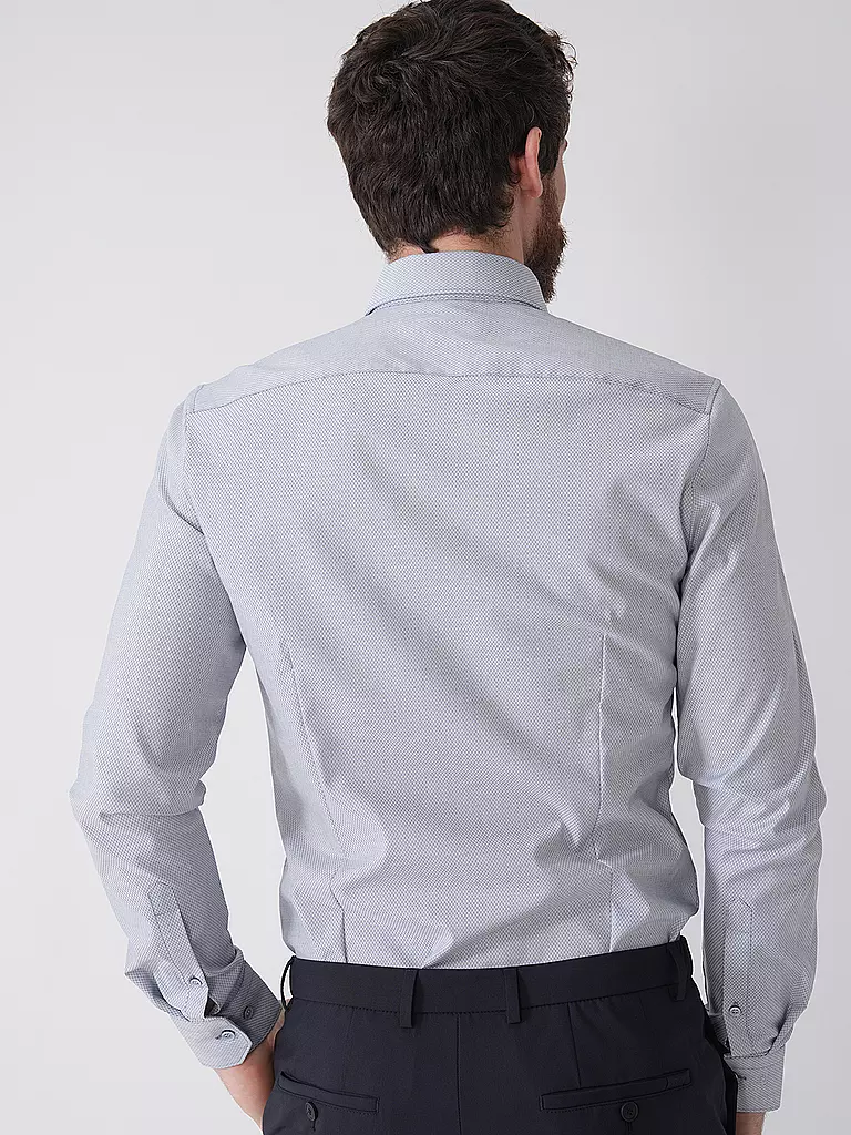 OLYMP NO.6 | Hemd Super Slim Fit | hellblau
