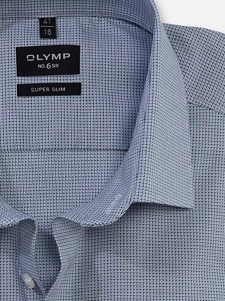 OLYMP NO.6 | Hemd Super Slim | grau