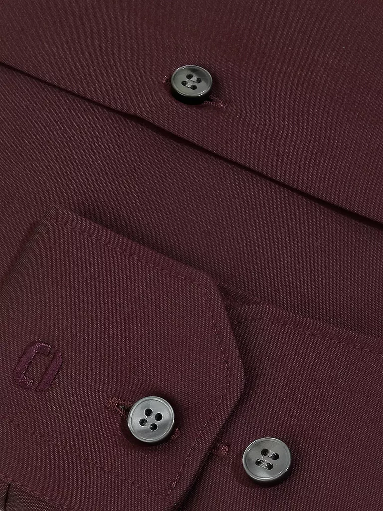 OLYMP NO.6 | Hemd Super-Slim-Fit | rot