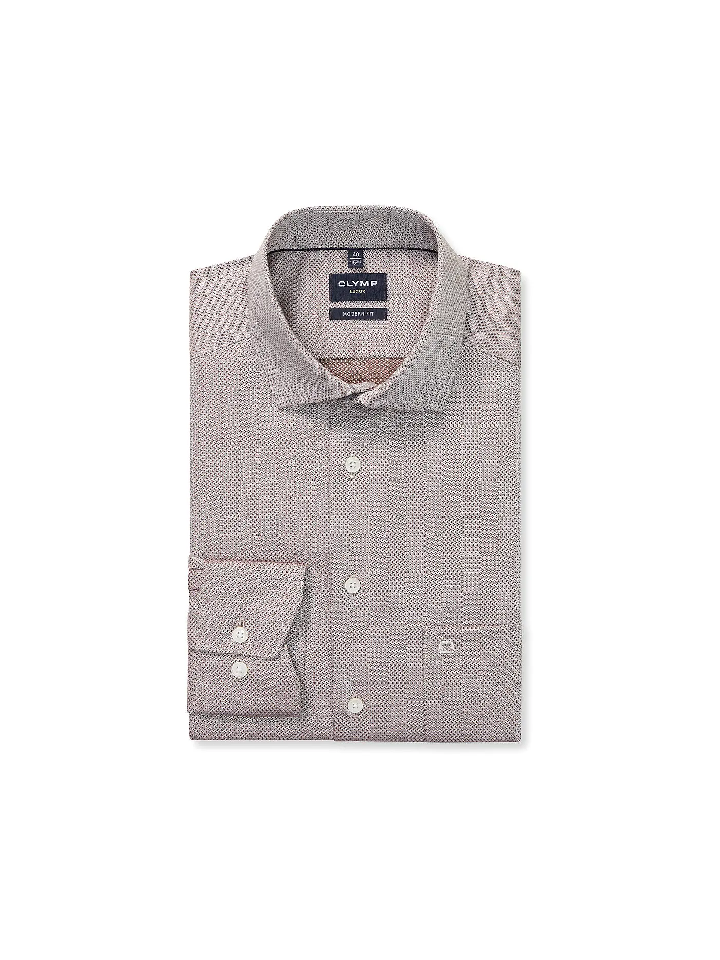 OLYMP | Hemd Modern Fit  | hellbraun