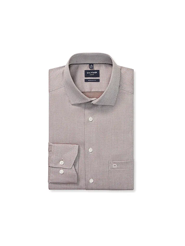 OLYMP | Hemd Modern Fit  | hellbraun