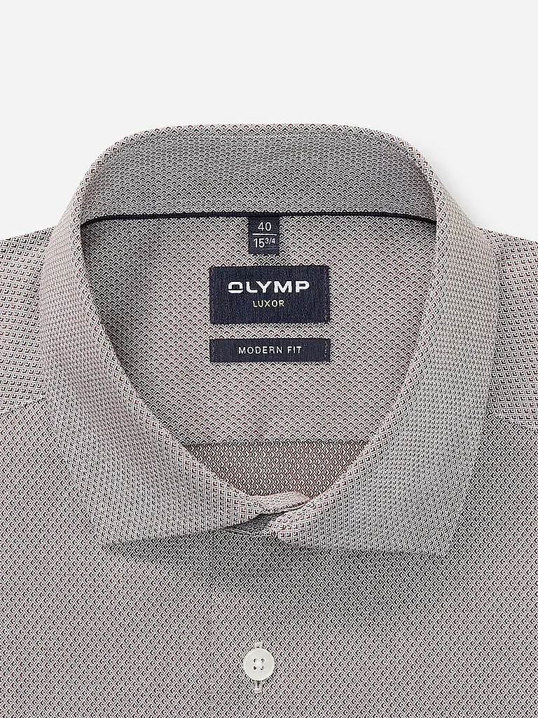 OLYMP | Hemd Modern Fit  | hellbraun